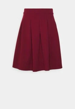 Wal G Zara Pleated Skater Skirt - Jupe Trapèze - Berry Wine -Wal G b8b52bff01aa4f1397a6d5f0f638e777