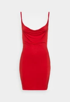 Wal G Tanya Cowl Mini Dress - Robe De Soirée - Red