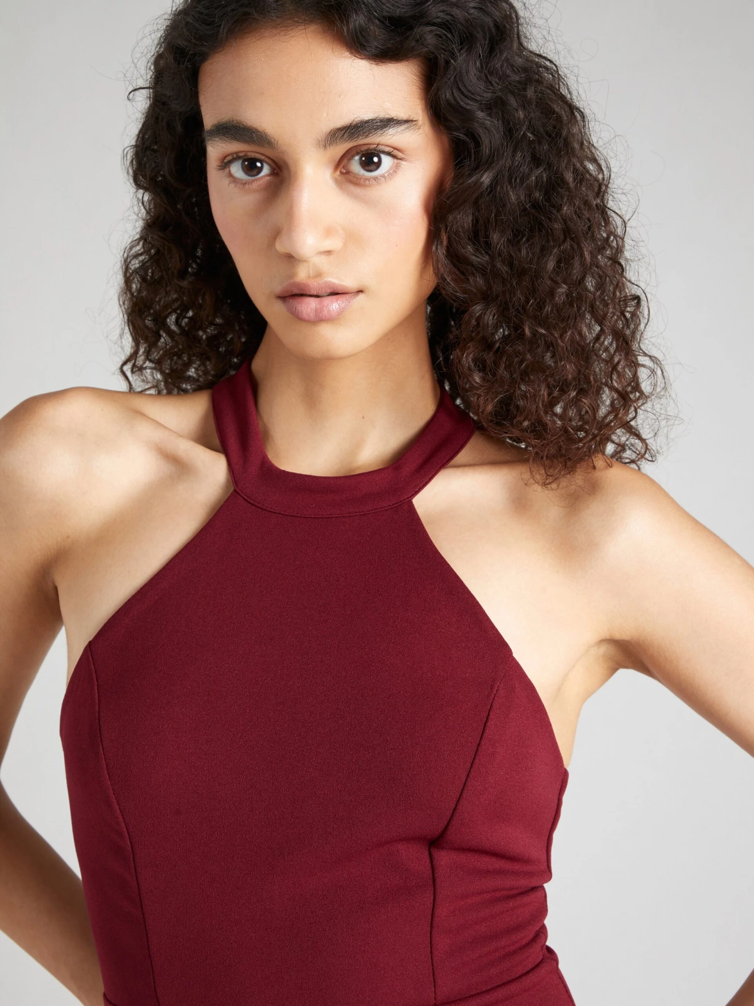 Wal G Robes Midi Robe MARGRET Femme Lie De Vin 4 Wal G Robes Midi Robe MARGRET Femme Lie De Vin – Image 2