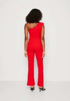 Wal G Layla Ruffle Neck - Combinaison - Red -Wal G be15b69a1fc8481bb4e5bfec5bcc0974