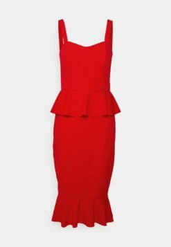 Jace Peplum Dress - Robe En Jersey - Red 12 Jace Peplum Dress - Robe En Jersey - Red -Wal G c1d44a9d4fba4ae8881b81c51bfadc05