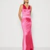 Wal G Nikita V Neck Maxi - Robe De Cocktail - Strawberry Pink -Wal G c3bac5a03e984222b979740d504facb6