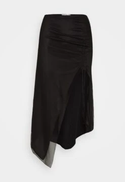 Wal G Roro Midi Skirt - Jupe Crayon - Black -Wal G c53860668fca44c7bbee6d166db85a3e