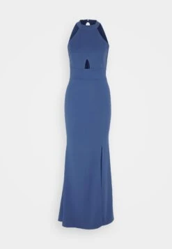 Wal G Hannah Cut Out Maxi - Robe De Cocktail - Denim Blue -Wal G c6717f1613aa4f409849ae7e3dfe3801