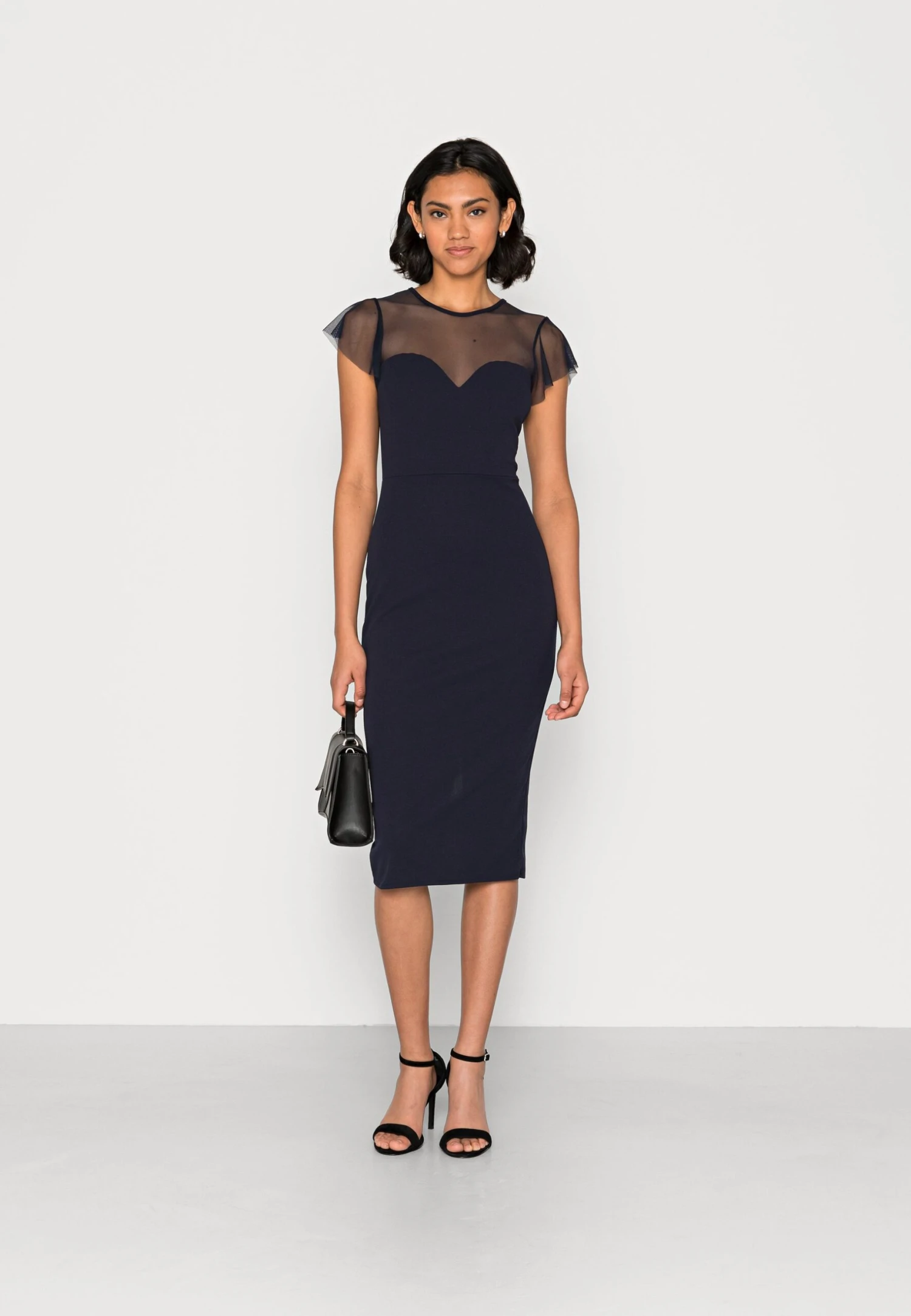 Wal G Dylan Midi Dress - Robe De Soirée - Navy 4 Wal G Dylan Midi Dress - Robe De Soirée - Navy – Image 2