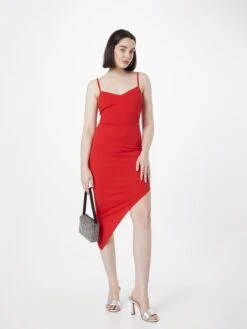 Wal G Robes De Cocktail Robe De Cocktail LAILA Femme Rouge -Wal G c989be994916d30501e3d89fc9bc7760