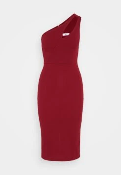 Wal G Ella Cut Out Midi Dress - Robe De Soirée - Wine -Wal G c99b86b126fe4a2d99ef83056b67e1b6