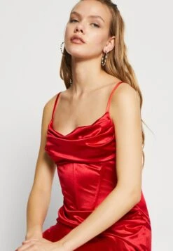 Wal G Sasha Maxi Dress - Robe De Cocktail - Red -Wal G c9a3b58ba1074e04a4dca0765f16b2fd