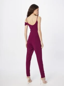 Wal G Combinaisons Longues Combinaison HARRIETTE Femme Prune -Wal G ca9d67433e5e85758b6b2566e3044d1f