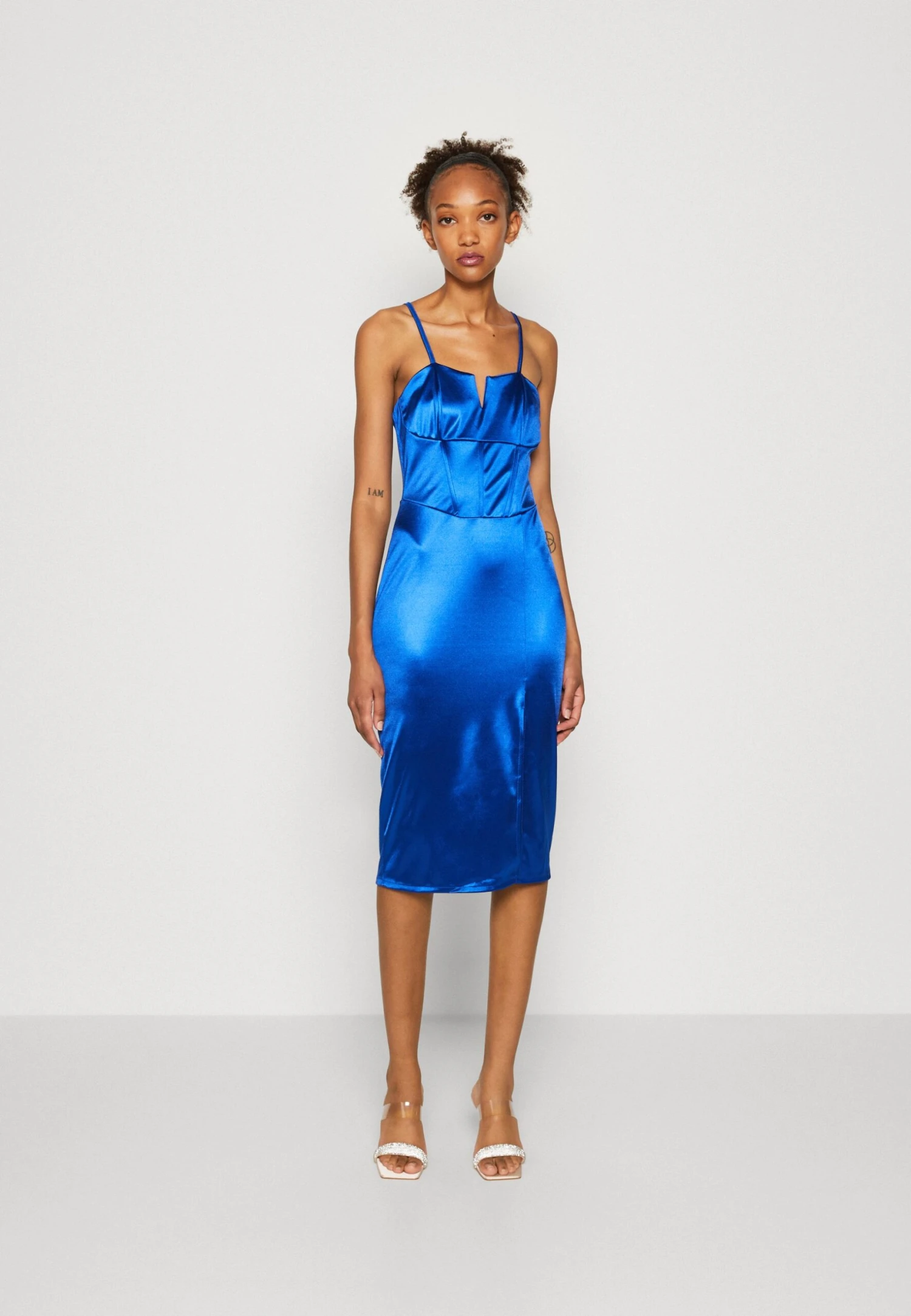 Wal G Saira Midi - Robe Fourreau - Electric Blue 3 Wal G Saira Midi - Robe Fourreau - Electric Blue