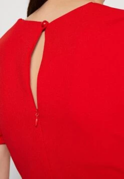 Wal G Brody Curve Neck Skater - Robe En Jersey - Red -Wal G cd0fa8c9b4cc475dba3d9cbfd393b65f