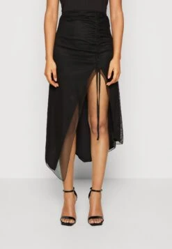 Wal G Roro Midi Skirt - Jupe Crayon - Black