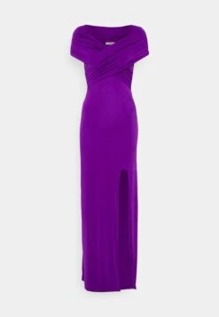 Wal G Wedding Odette Off Shoulder Maxi - Robe De Cocktail - Purple -Wal G cf259137cefb4754b21d00e817bb7c5d