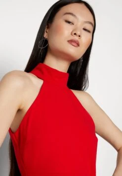 Wal G Halter Neck Maxi Dress - Robe De Cocktail - Red -Wal G cf64c7fb488e4e758c0fdba60f733221