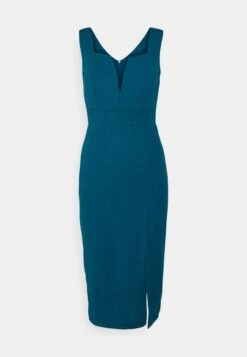 Wal G Cruise Midi Dress - Robe Fourreau - Dark Teal Blue 14 Wal G Cruise Midi Dress - Robe Fourreau - Dark Teal Blue -Wal G d03b59145b44431c917b0cf4533082c5