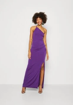 Wal G Wedding Estelle Backless Maxi - Robe De Cocktail - Purple