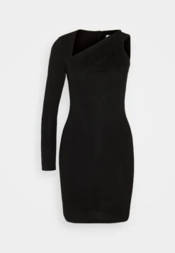 Wal G Mila Asymmetric Mini - Robe De Soirée - Black -Wal G d453b9838cca421aadbd72fc888c891b