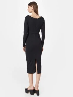 Wal G Robes Midi Robe JESS Femme Noir -Wal G d4944e2416187dd91d441e9558df3aba