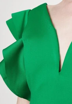 Wal G Haily Ruffle Skater - Robe De Soirée - Leaf Green -Wal G d649eb3383984fb4ad6c4b53923d7936