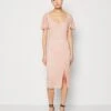 Wal G Midi Dress - Robe De Soirée - Light Pink -Wal G df5d786ab397460ea84a289fee976453