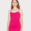 Wal G Isabel Rouched Dress - Robe En Jersey - Fushia -Wal G df671a0ce91a49babd43636738c7d977