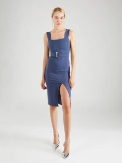 Wal G Robes Midi Robe JUMINA Femme Marine -Wal G e2d228a54b0ee30ad198de32e25c7250