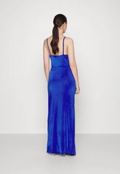 Wal G Yass Rouched Maxi Dress - Robe De Soirée - Electric Blue -Wal G e2d4d83268e84005abf6f7c9105489b1