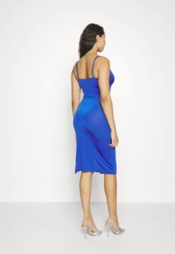 Wal G Party Amber Strappy Midi - Robe En Jersey - Electric Blue -Wal G e4e5e3085878423a9623c66e6882f286