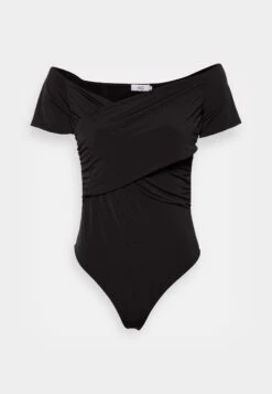 Wal G Hallieoff The Shoulder Body Suit - T-Shirt Basique - Black -Wal G e81c2b8606884ee597b998eb7cf5c2e4