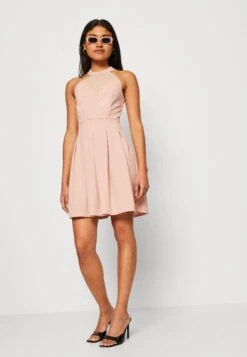 Wal G Bernice Skater Dress - Robe En Jersey - Blush Pink -Wal G ea4e205a034243d28bdeb6d69b77dbb8