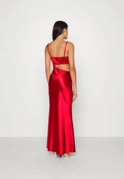 Wal G Sharara Cut Out Dress - Robe De Soirée - Red -Wal G eb524fe84dd54c69a79fb90c3dc131d6