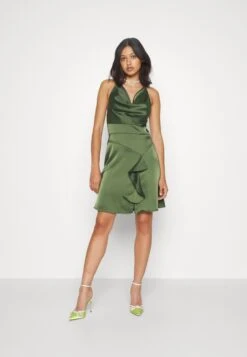 Wal G Aja Ruffle Mini - Robe De Jour - Medow -Wal G ec7f301f3a524772a9b8a8b7d2c0073a