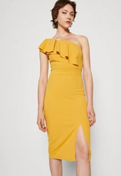 Wal G Andy Ruffle Midi - Robe De Soirée - Mango -Wal G ed64400545dd4f75a8deaaa3d7aad3f3