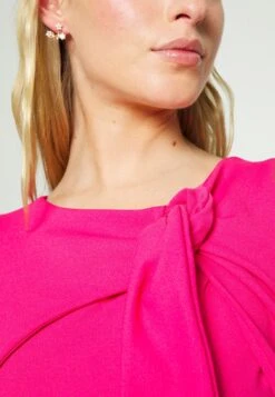 Wal G Sophie Knot Dress - Robe De Cocktail - Dark Fushia -Wal G edd2559742e941ec9e8e246786857354