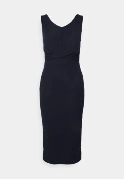 Wal G Sakina Wrap Midi Dress - Robe En Jersey - Navy Blue 12 Wal G Sakina Wrap Midi Dress - Robe En Jersey - Navy Blue -Wal G ee1d5bc7c0744a858d65b27f9258ea80