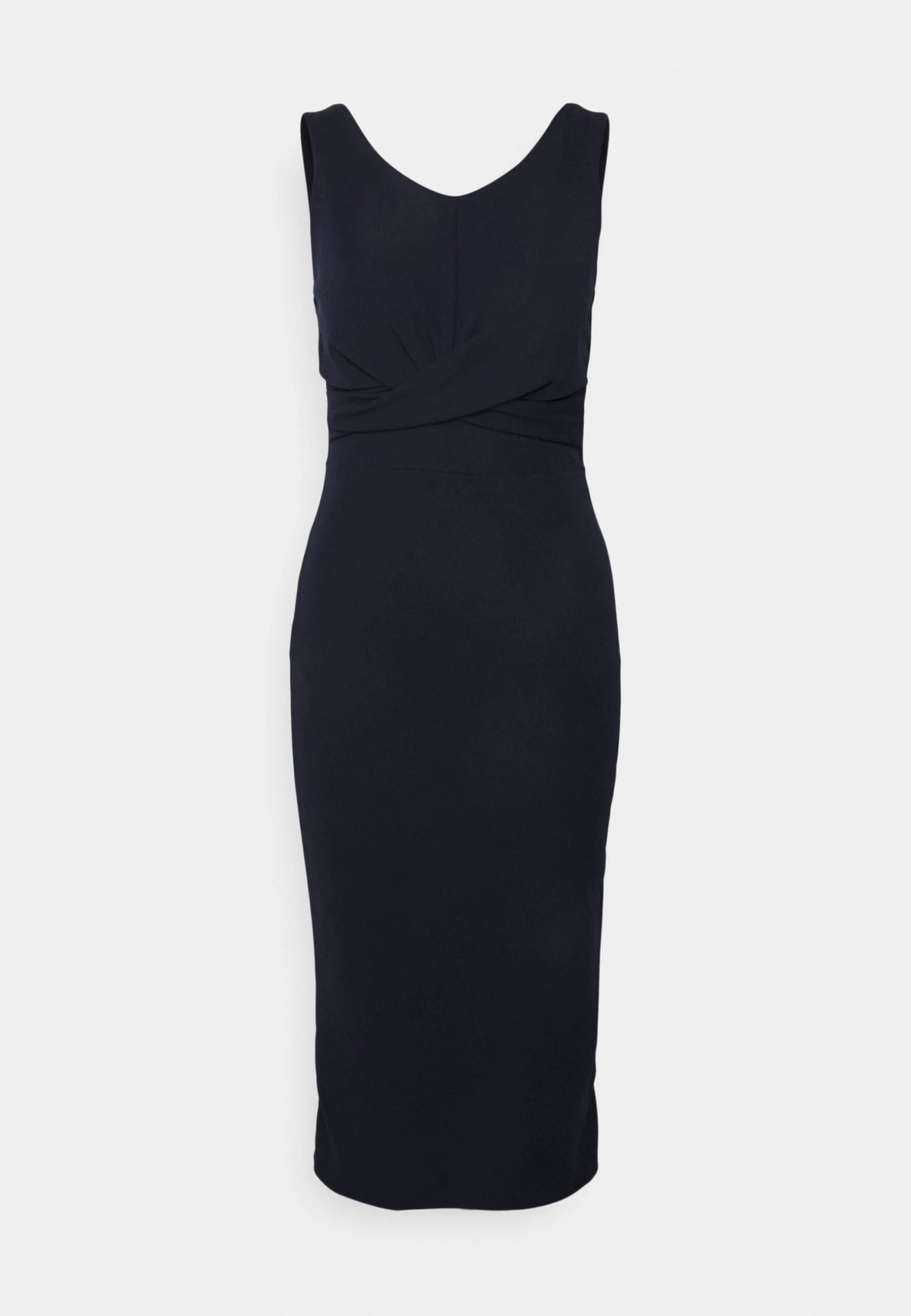 Wal G Sakina Wrap Midi Dress - Robe En Jersey - Navy Blue 7 Wal G Sakina Wrap Midi Dress - Robe En Jersey - Navy Blue – Image 5