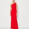 Wal G Wendy One Shoulder Maxi Dress - Robe En Jersey - Red -Wal G f10a593a052341c887339623c9f84da9