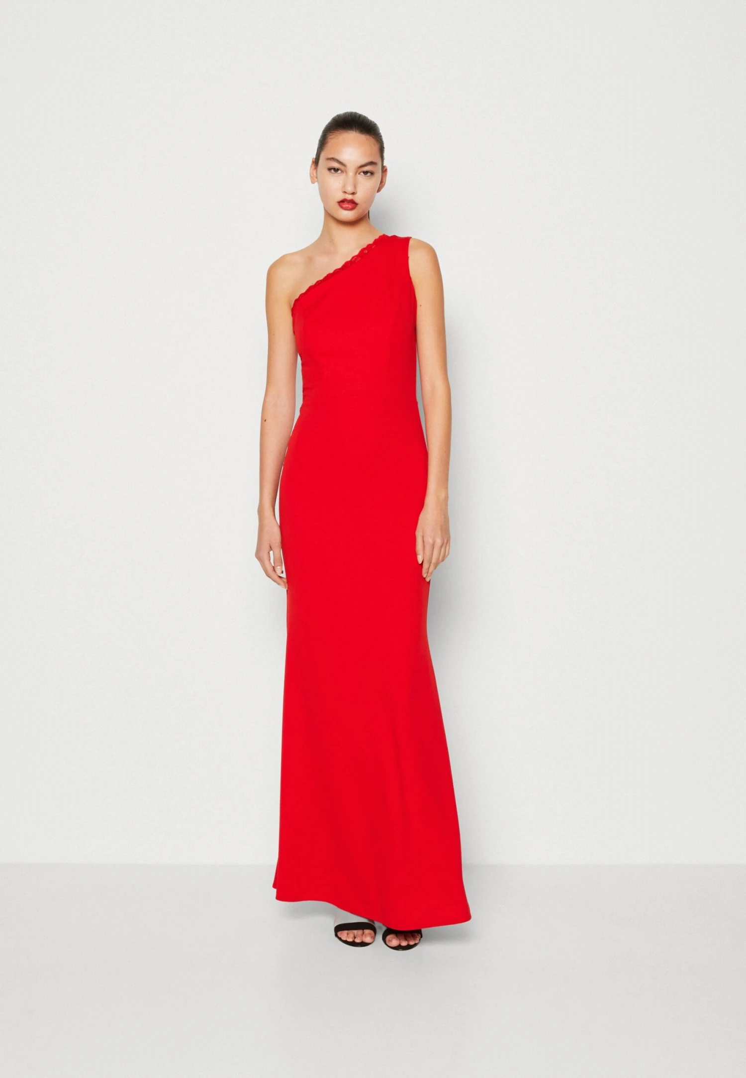 Wal G Wendy One Shoulder Maxi Dress - Robe En Jersey - Red 3 Wal G Wendy One Shoulder Maxi Dress - Robe En Jersey - Red