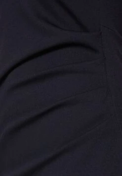 Wal G Puff Sleeve Midi Dress - Robe Fourreau - Navy Blue -Wal G f2cd470c98f4459fb9b0e3751062d8de