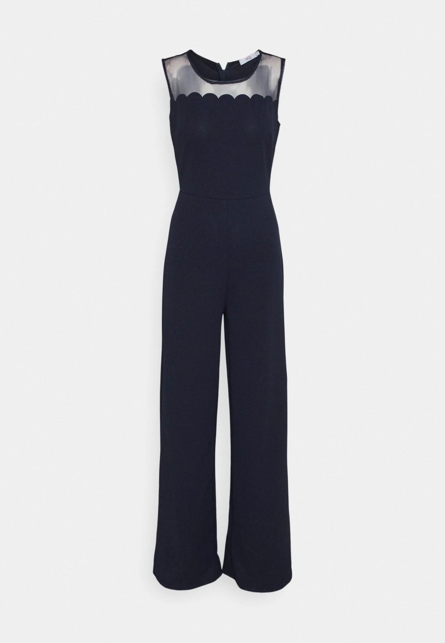 Wal G Jill Mesh Jumpsuit - Combinaison - Navy Blue 6 Wal G Jill Mesh Jumpsuit - Combinaison - Navy Blue – Image 4