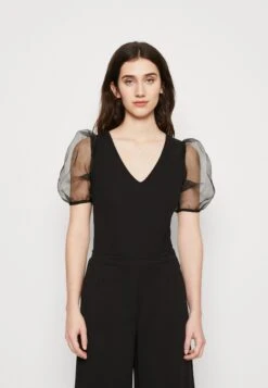 Wal G Matila Bodysuit - T-Shirt Imprimé - Black