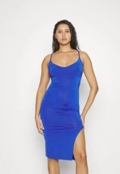 Wal G Party Amber Strappy Midi - Robe En Jersey - Electric Blue -Wal G f7c47367f7244cefba929a8fcee4b610