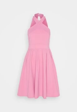 Wal G Nelly Cross Neck Skater - Robe En Jersey - Rose Pink -Wal G fca38df14af54134b5a31eb8c541eabd