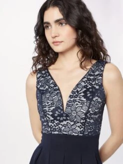 Wal G Mini-robes Robe BELLE Femme Bleu Marine -Wal G feab4c4f5d03489a216e50e13be9a3fe