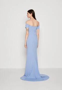 Wal G Rish Off Shoulder Maxi - Robe En Jersey - Powder Blue -Wal G ff93d82ac80c4dfe96d119080f39a01a